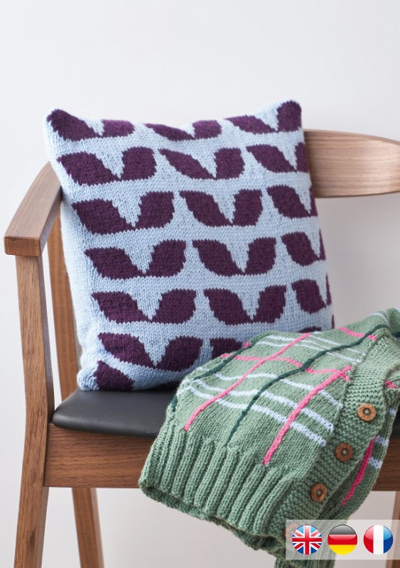 Kissenhülle Eden Cushion | Einzelanleitung | Stricken | Chloe Thurlow