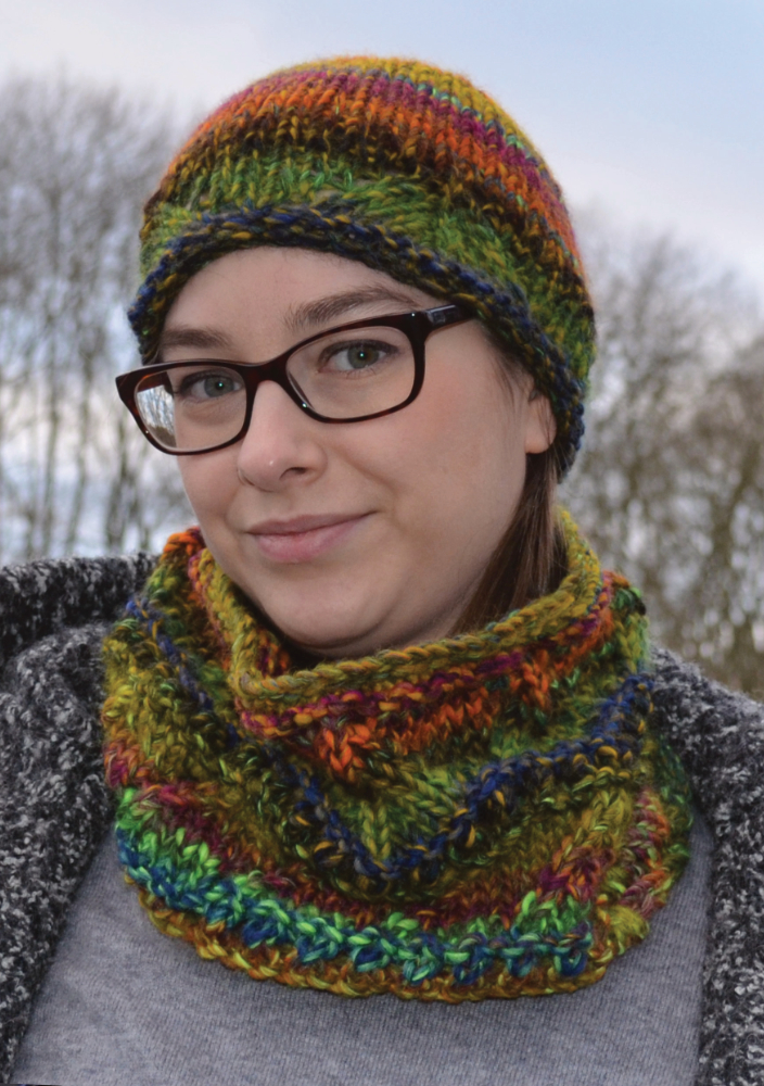 Mütze und Kragen Hüttenzauber | Einzelanleitung | Wolle Fano Linie 359  | Stricken | Claudine