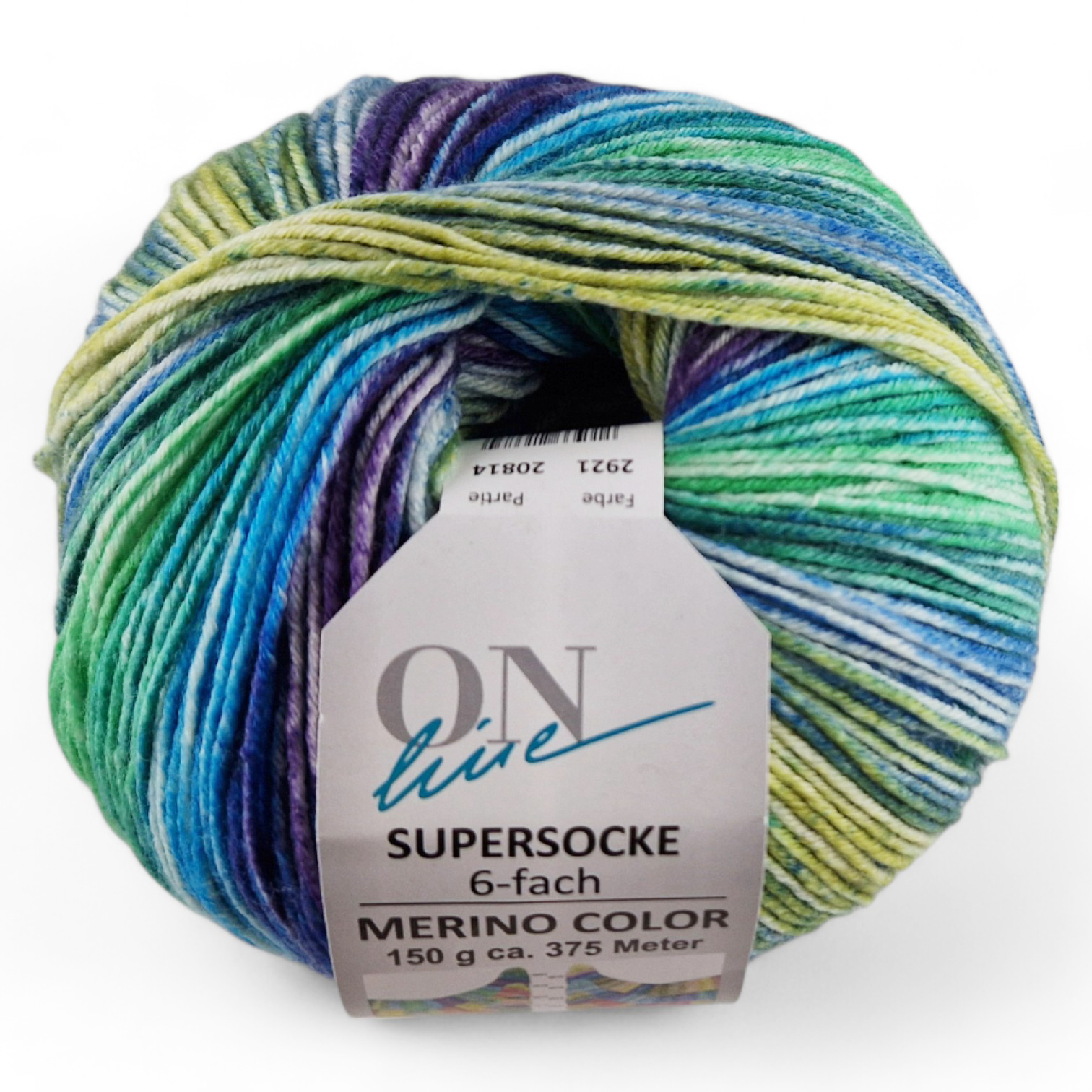 Supersocke 6-fach Merino Color von ONline