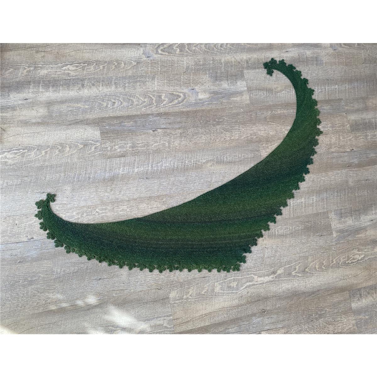 Tuch St Patrick | Einzelanleitung | Wolle Bazar Linie 460  | Stricken | Sylvie Rasch