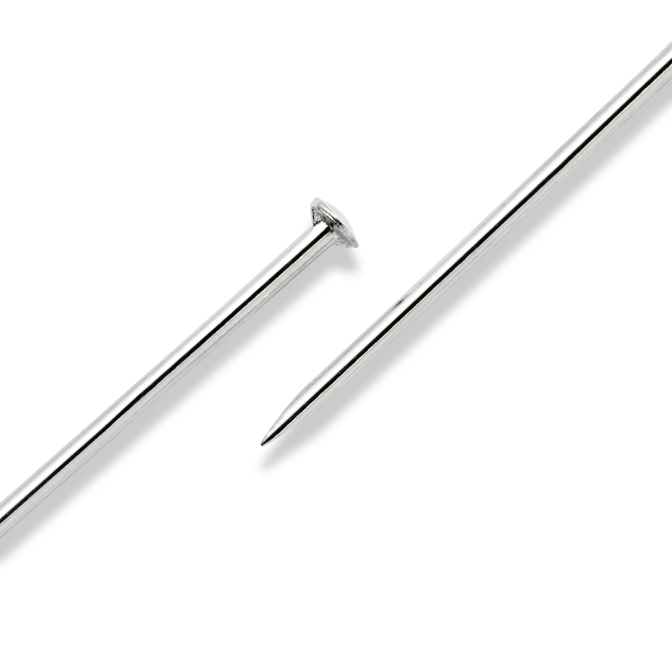 Bastelstecknadeln 0,65x16 mm silberfarbig 25 g