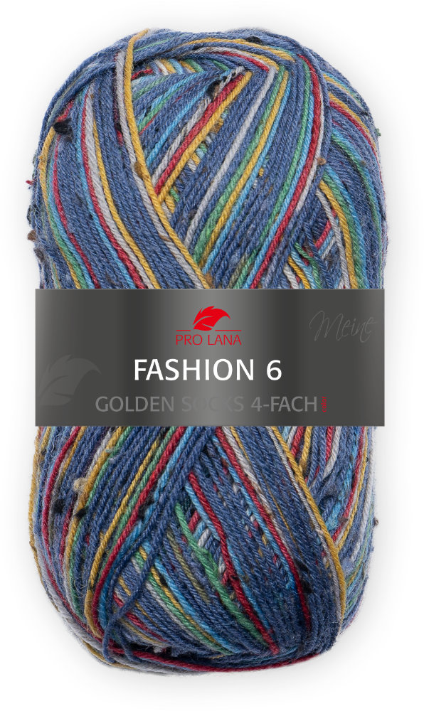 Golden Socks Fashion - 4-fach Sockenwolle von Pro Lana
