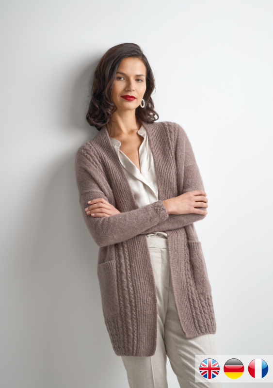 Strickjacke Glamour | Einzelanleitung | Stricken | Martin Storey