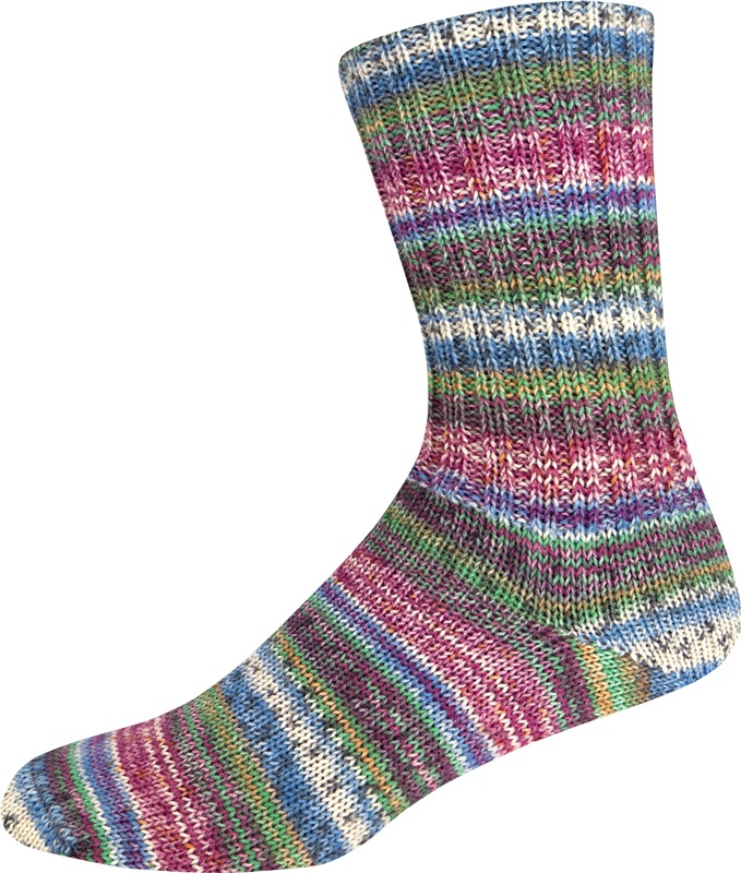 Supersocke 100 Linie 3 Color 4-fach von ONline