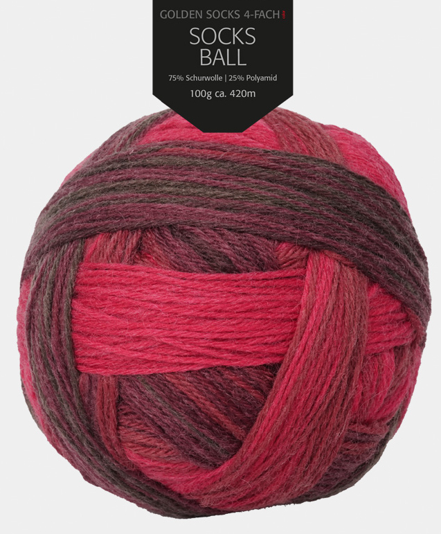 Golden Socks Ball - 4-fach Sockenwolle von Pro Lana