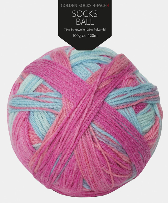 Golden Socks Ball - 4-fach Sockenwolle von Pro Lana